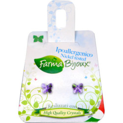 Pendiente Farmabijoux Farfalla 5 Mm Crystal