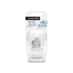 Tetina Silicona Anatomica Suavinex Talla 2L 2 Uds.