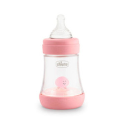 Biberon Plas. T Silicona Chicco 0M+ F. Lento 150 Ml