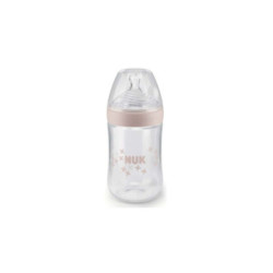 Biberon Pp Silicona Nuk Nature Sense 1M 260 Ml.